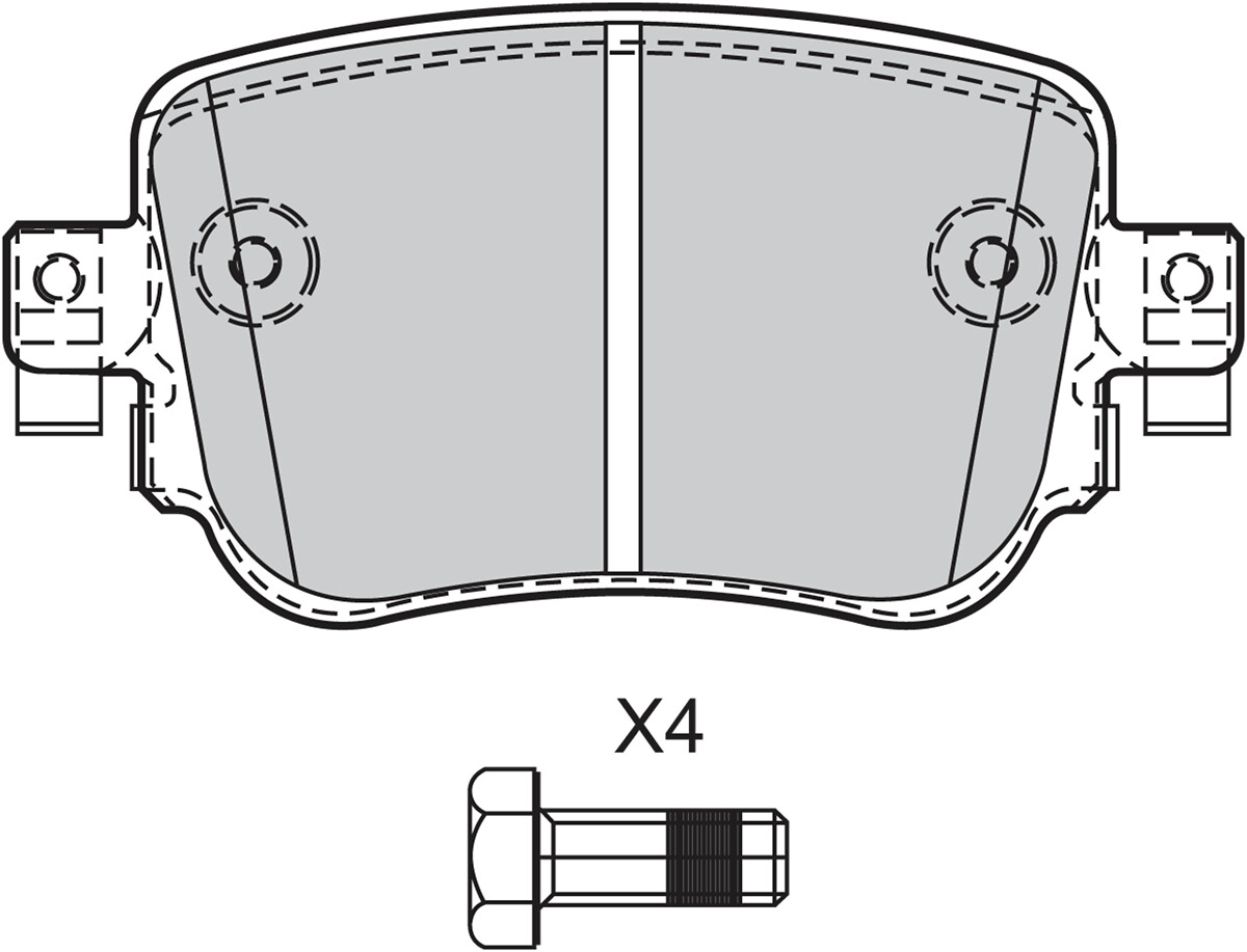 Pastiglie freno VALEO 601423